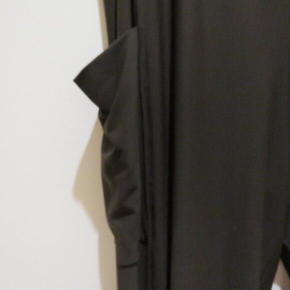 SYMPLI Flounce Relaxed Cargo Pants Wide Leg in Chocolate Lagenlook Size 18 NWT - Picture 4 of 13